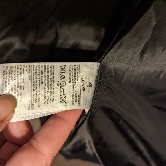 Gap Bloggers Fave Black Gold Military Cropped Band Tuxedo Blazer Jacket - Picture 10 of 11